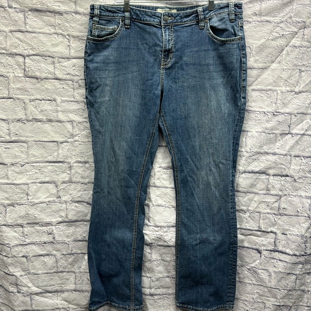 Rock and Roll Denim Jeans Midrise Relaxed Straight 36x34